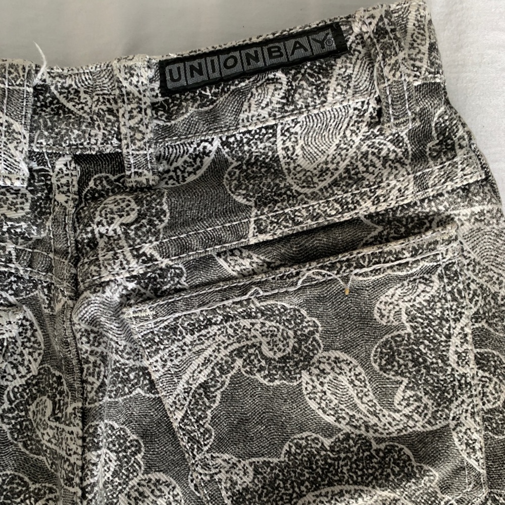80s Paisley printed jeans UNIONBAY